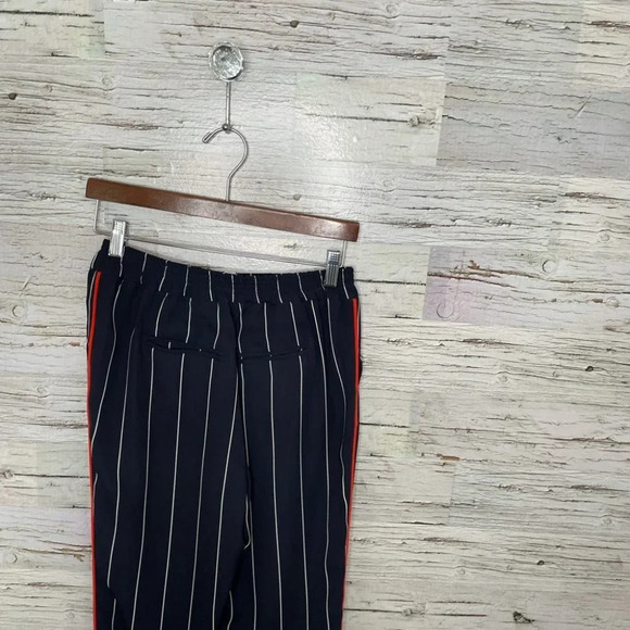 Ettitwe Anthropologie blue striped pants red xs - Picture 15 of 15